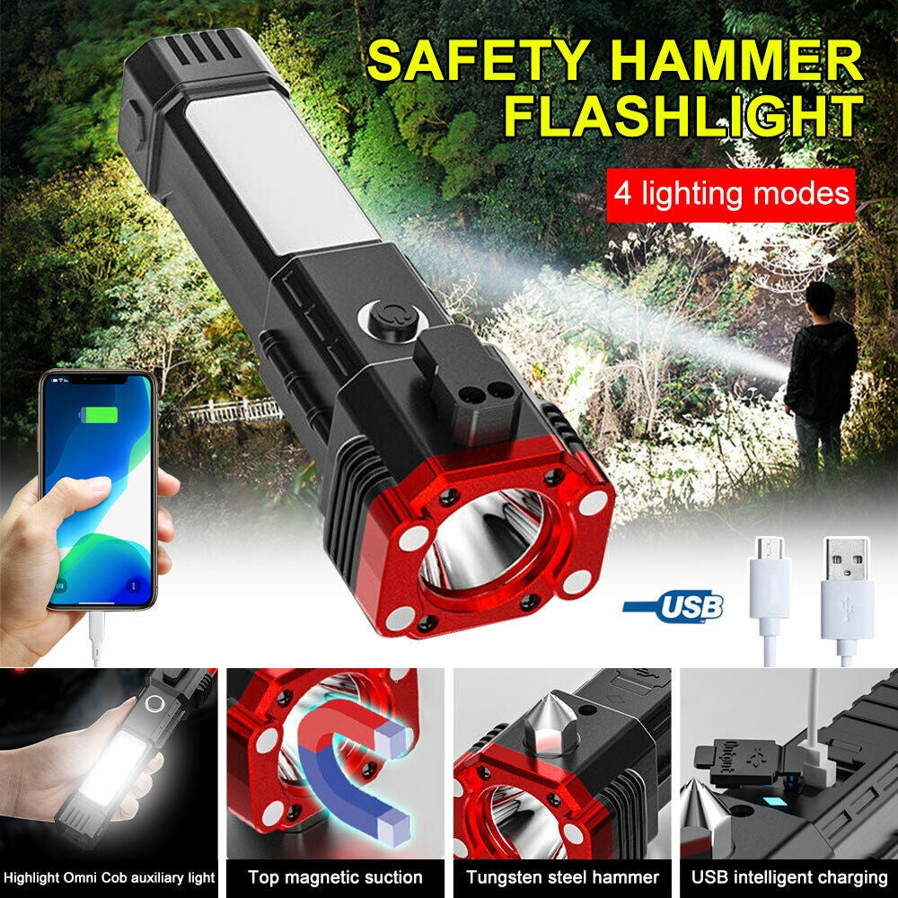 t Emergency Fire Self-rescue Breaking Window Self-defense Flashlight
