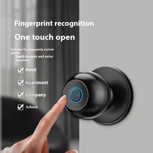 Smart Round Door Lock Ball Lock Household Smart Lock