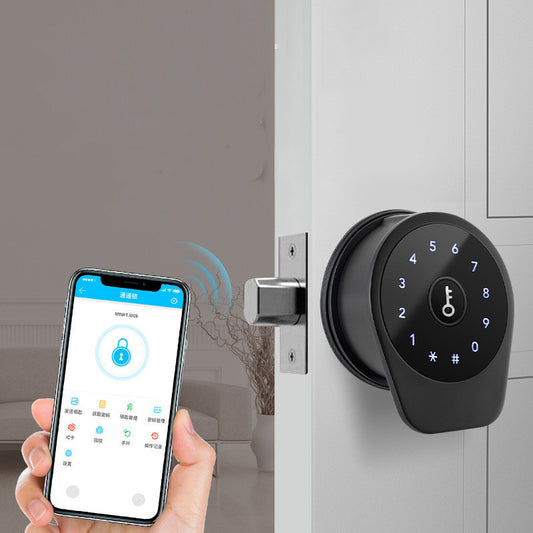 Electronic Fingerprint Lock For Household Wooden Door